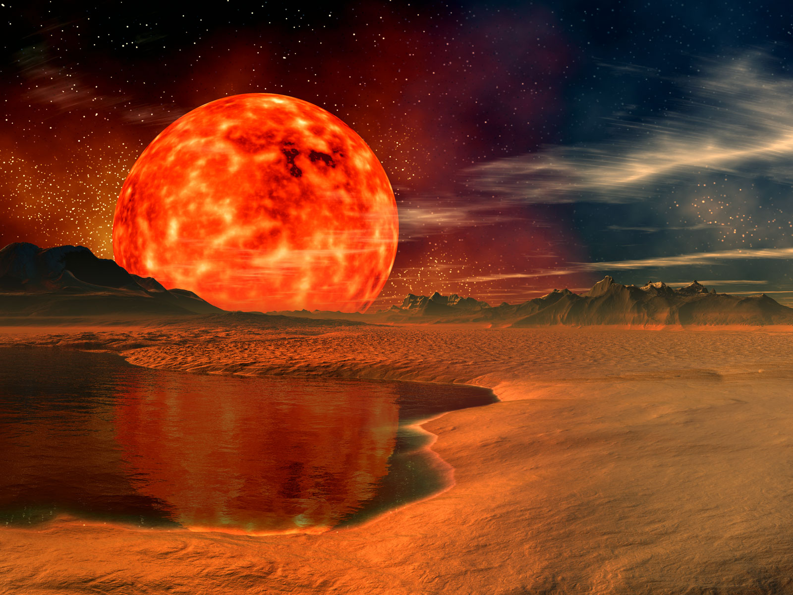 Burning Moon Wallpaper And Background Image Id