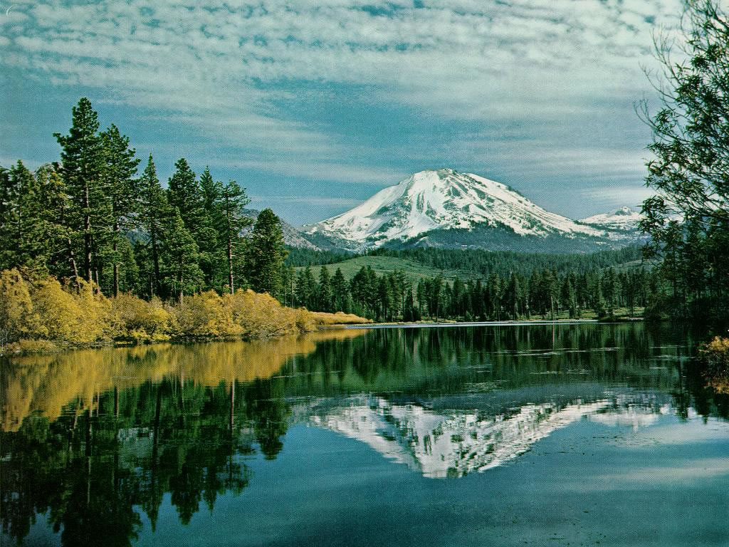 Lake Mountains Woods Wallpaper Pictures Photos Image