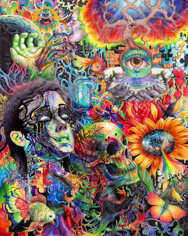 The Beatles Psychedelic Art Wallpapers  Free Trippy Wallpapers