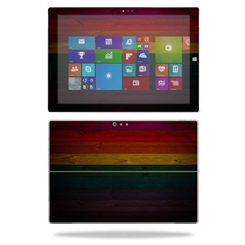 For Microsoft Surface Pro Tablet Skins Wrap Sticker Wood Style