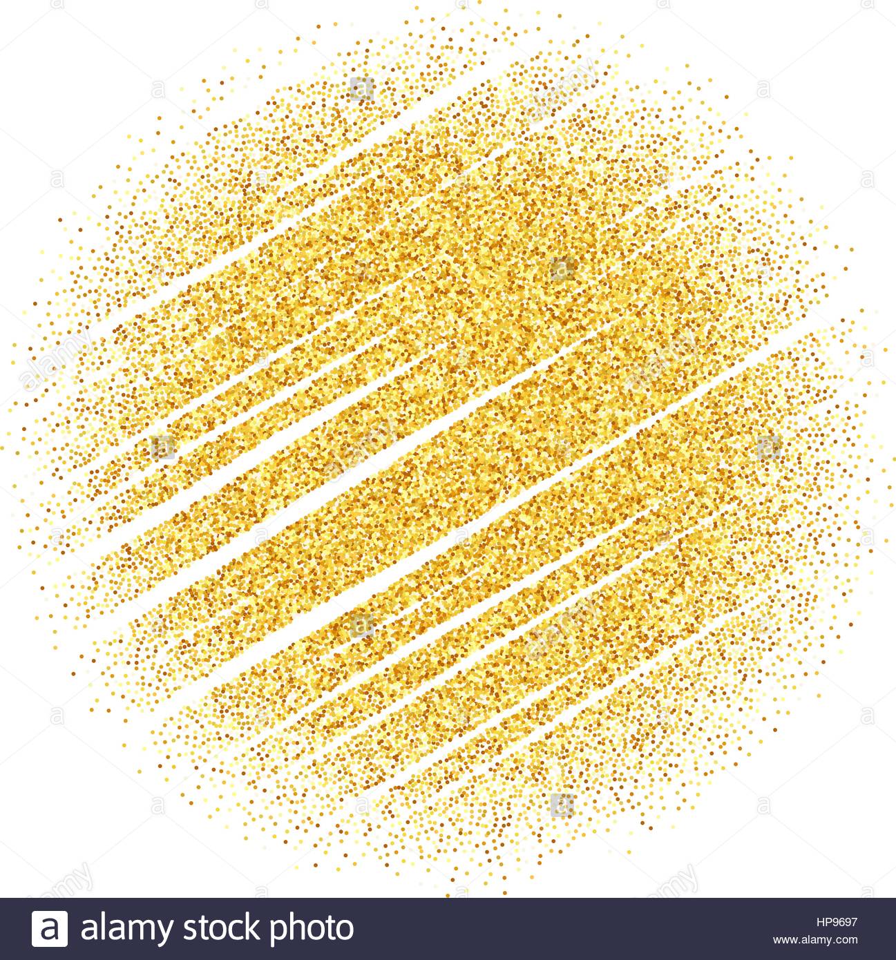 Vector Gold Glitter Wave Abstract Background Golden Sparkles On