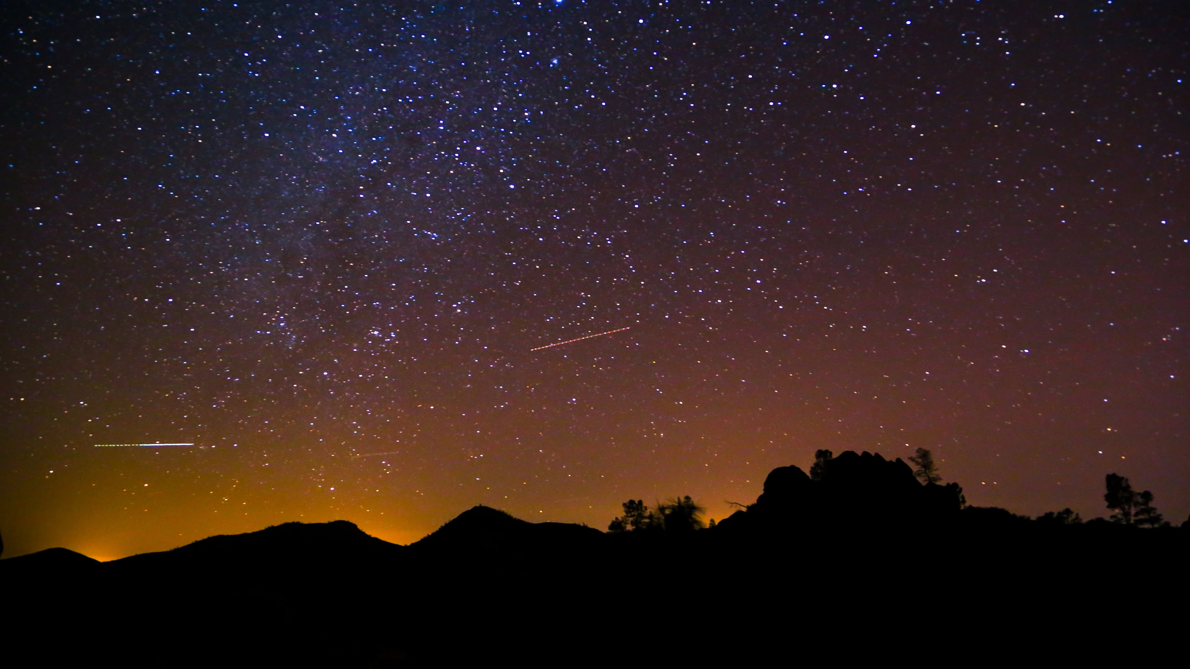 Milky Way Constellation On The Night Sky HD Wallpaper 4k