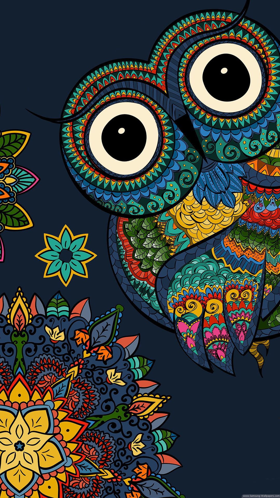 Cartoon Owl Phone Wallpaper Background Beautiful Best Available