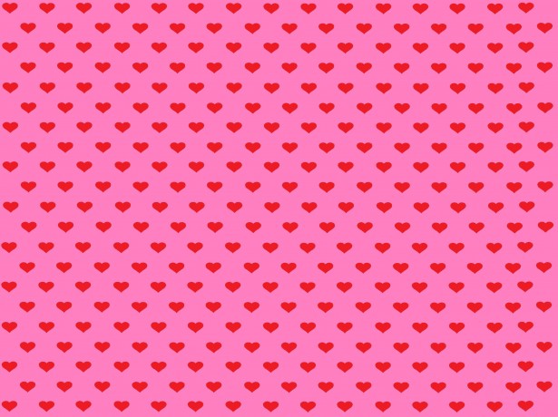 Red Hearts On Pink Background Stock Photo Public Domain