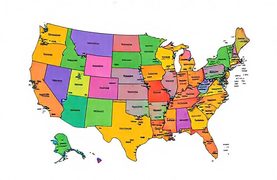Usa Map Hd Wallpaper