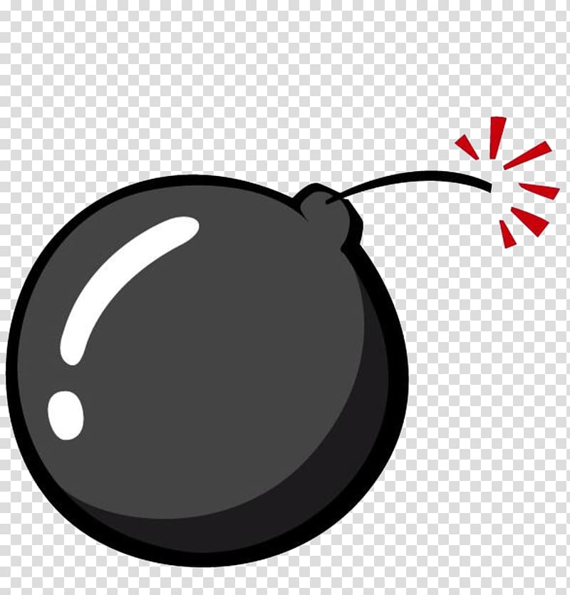 Black Bomb Illustration Tsar Bomba Cartoon Weapon Gray