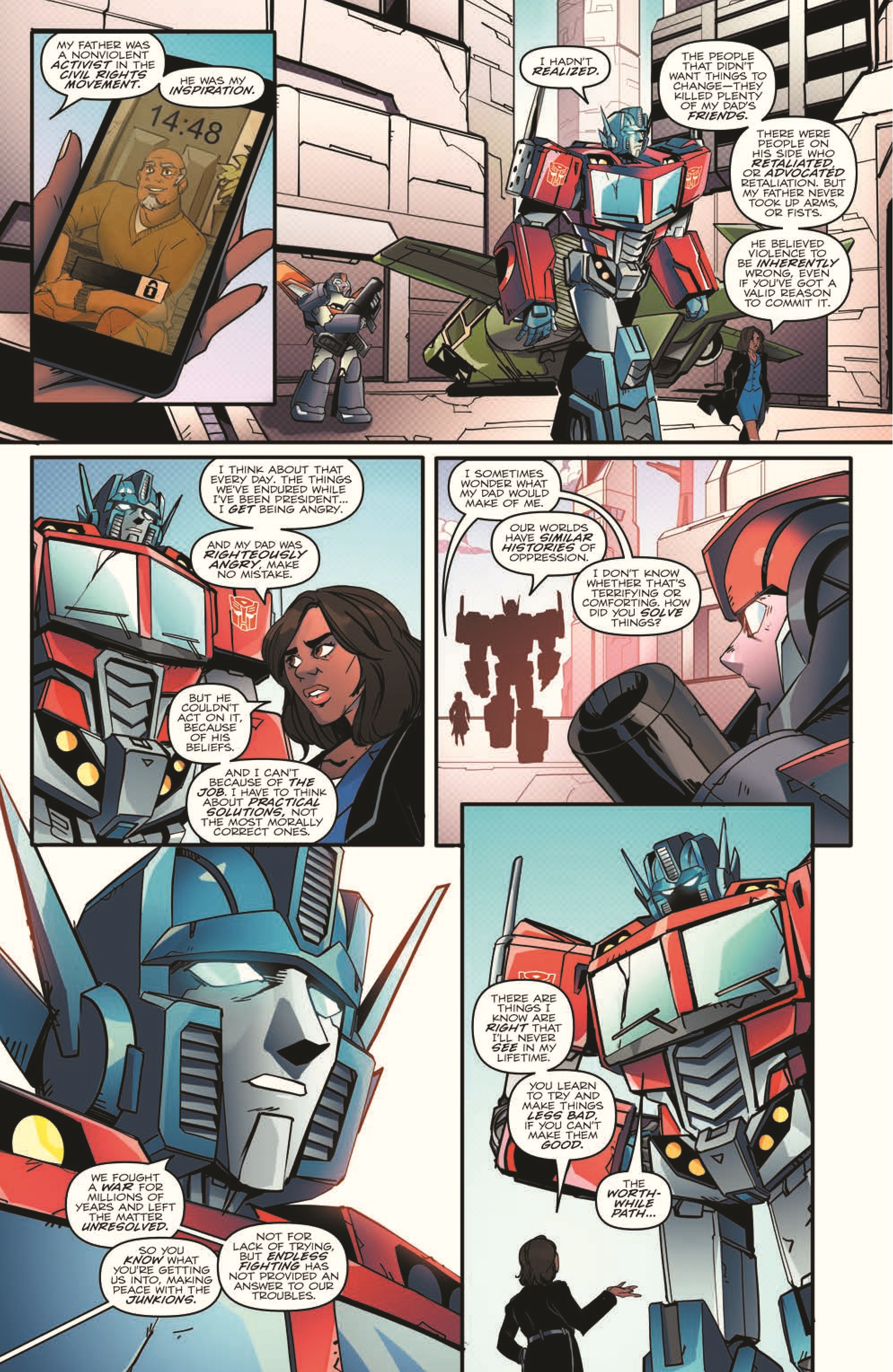 Transformers Comics Optimus Prime Issue Wallpaper