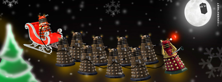 Dalek Dr Who Christmas Wallpaper