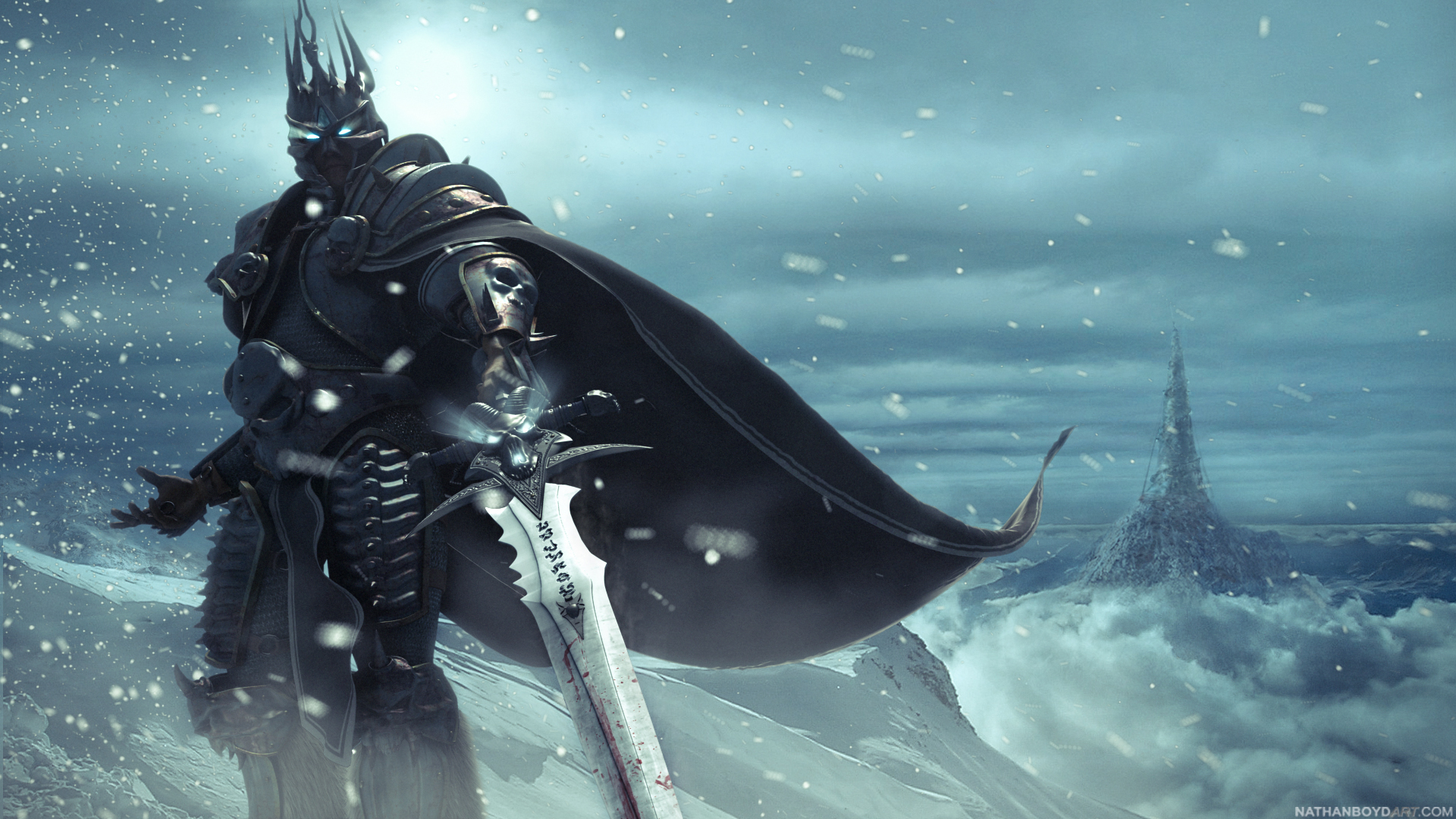 Video Games Snow Lich King Armor Arthas Artwork