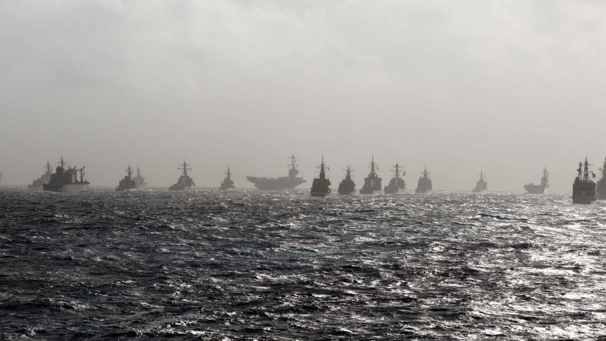 Battleship Ships Ocean Aircraft Carrier Navy Fleet Military