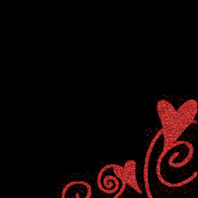 Red Heart Black Background Clipart Best