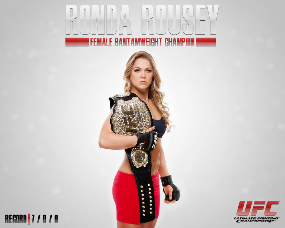 Ronda Rousey Ufc Wallpaper By Exaart
