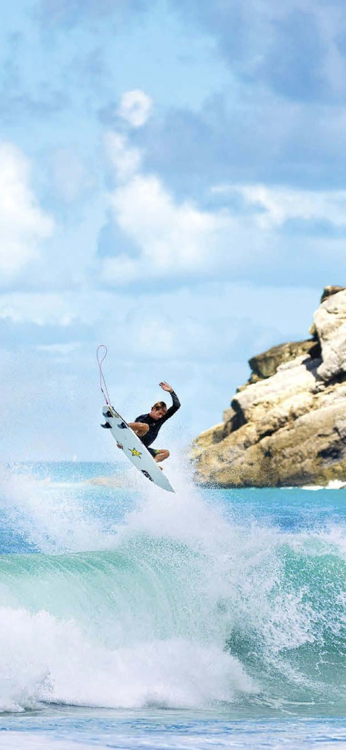 Surfing iPhone Wallpaper