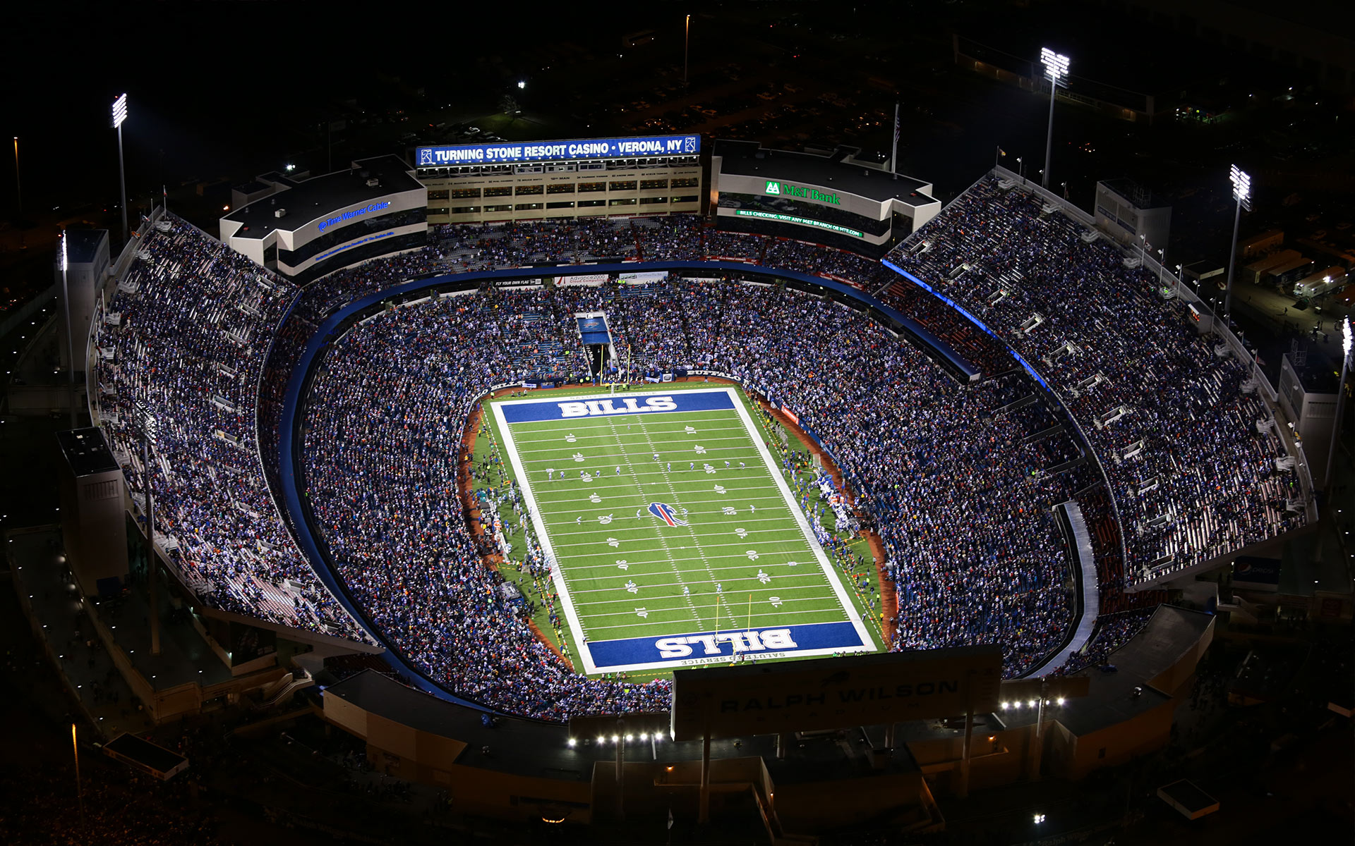Nfl Football Stadium At Night Image Pictures Becuo