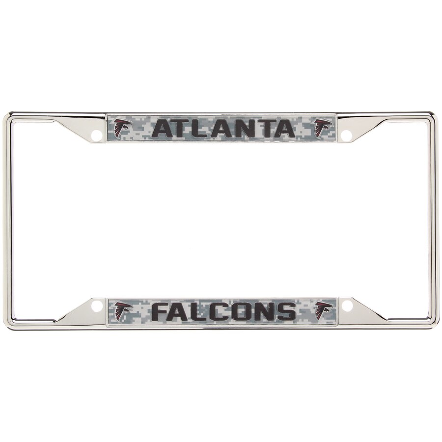 Atlanta Falcons Digi Camo License Plate Frame With Black Letters