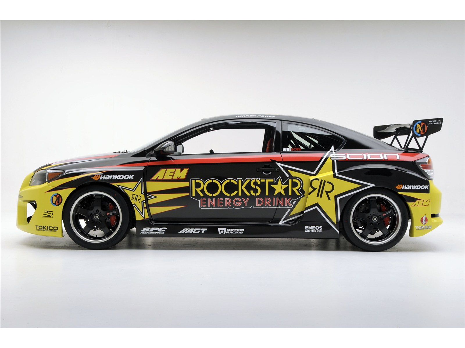 Rockstar Logo Scion Energy Drink Aem Tc Exotic Car