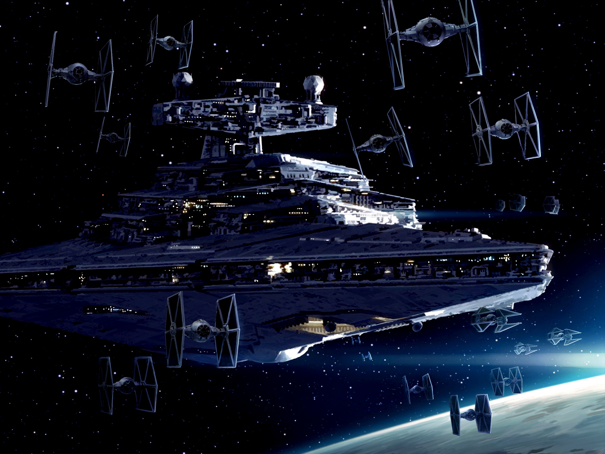 Destroyer Imperial Starfleet Star Wars Spaceship Wallpaper