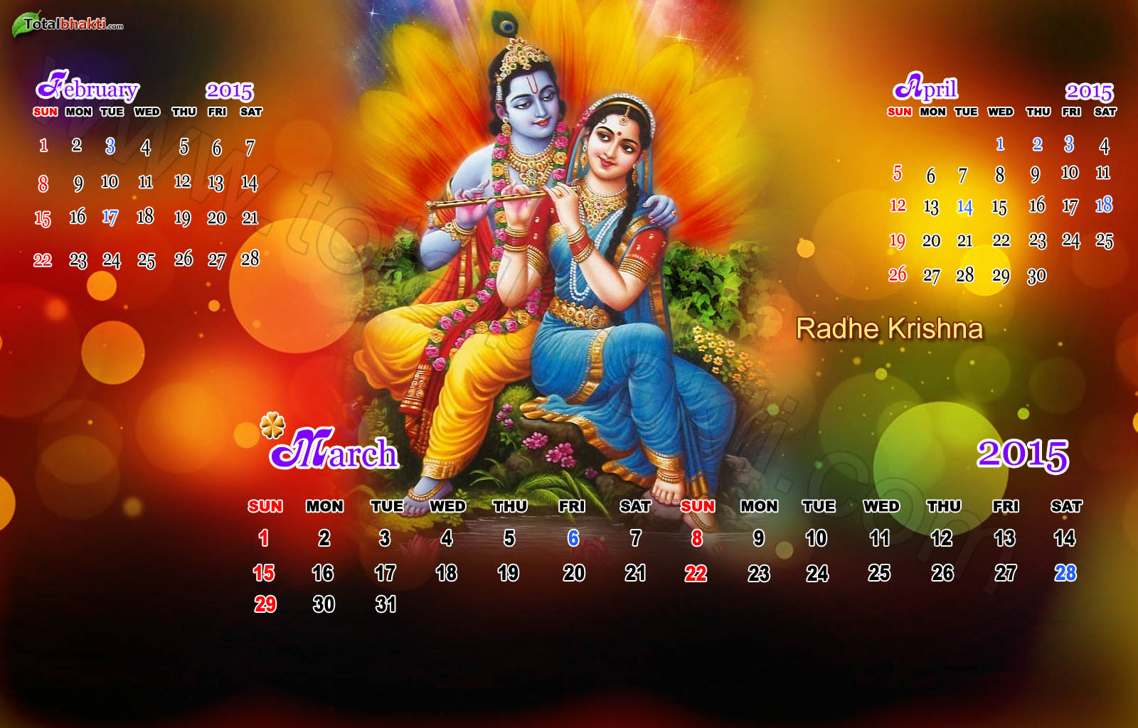Archive Wallpaper Hindu Lord Krishna March Monthly