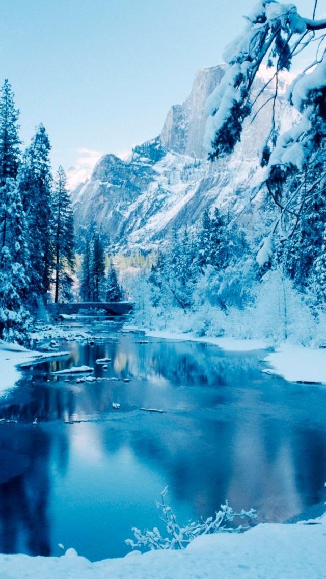 Winter iPhone Wallpaper Scenery Landscape
