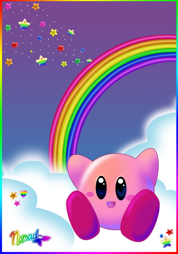 Kirby Lisa Frank Style By Starfaerienomad