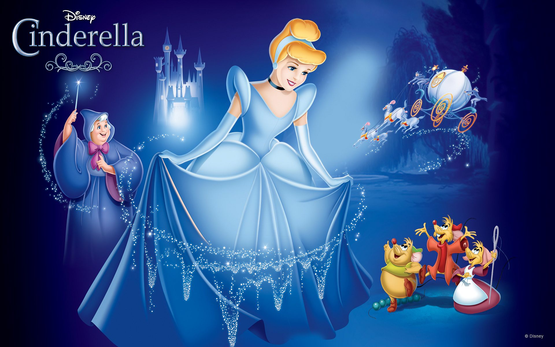  wallpaper of the castle from Disney Cinderella Cinderella after the