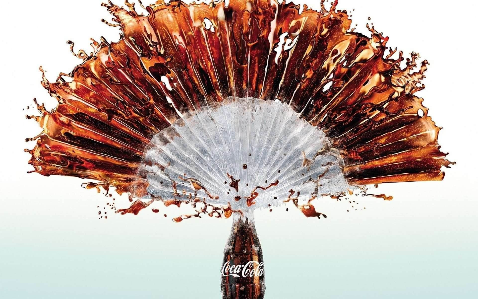 Wallpaper Background Creative Coca Cola Idea Source