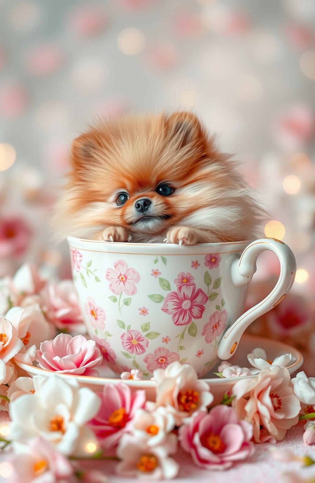 Teacup Pomeranian Wallpaper