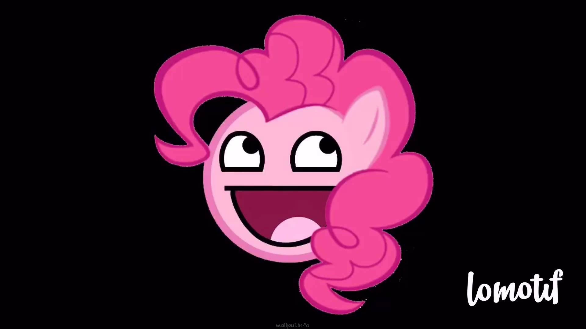 Pinkie Pie Emoji: A vibrant and cheerful emoji featuring Pinkie Pie from My Little Pony with a wide, joyful expression, perfect for expressing excitement and happiness