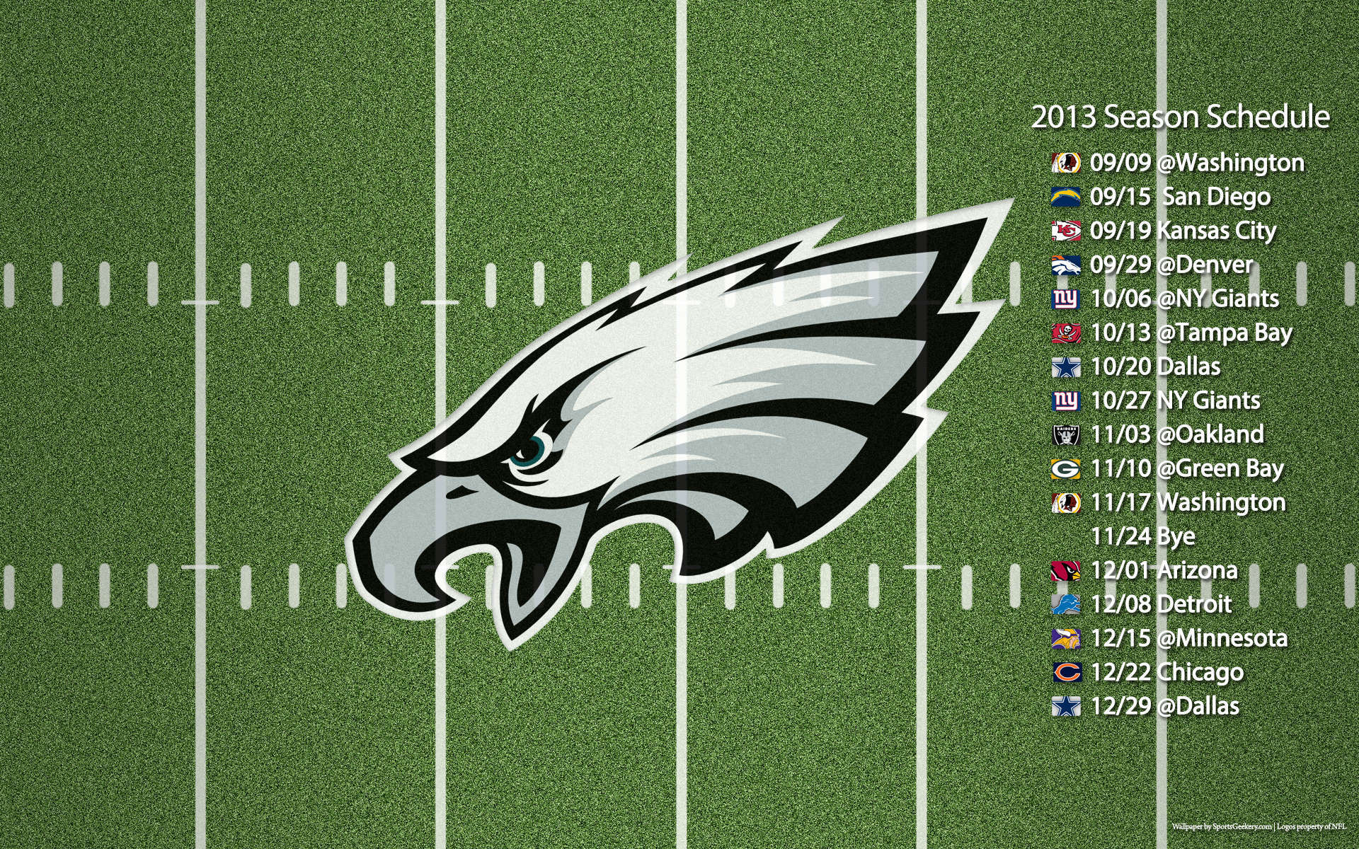 Philadelphia Eagles 2015 Schedule Wallpapers