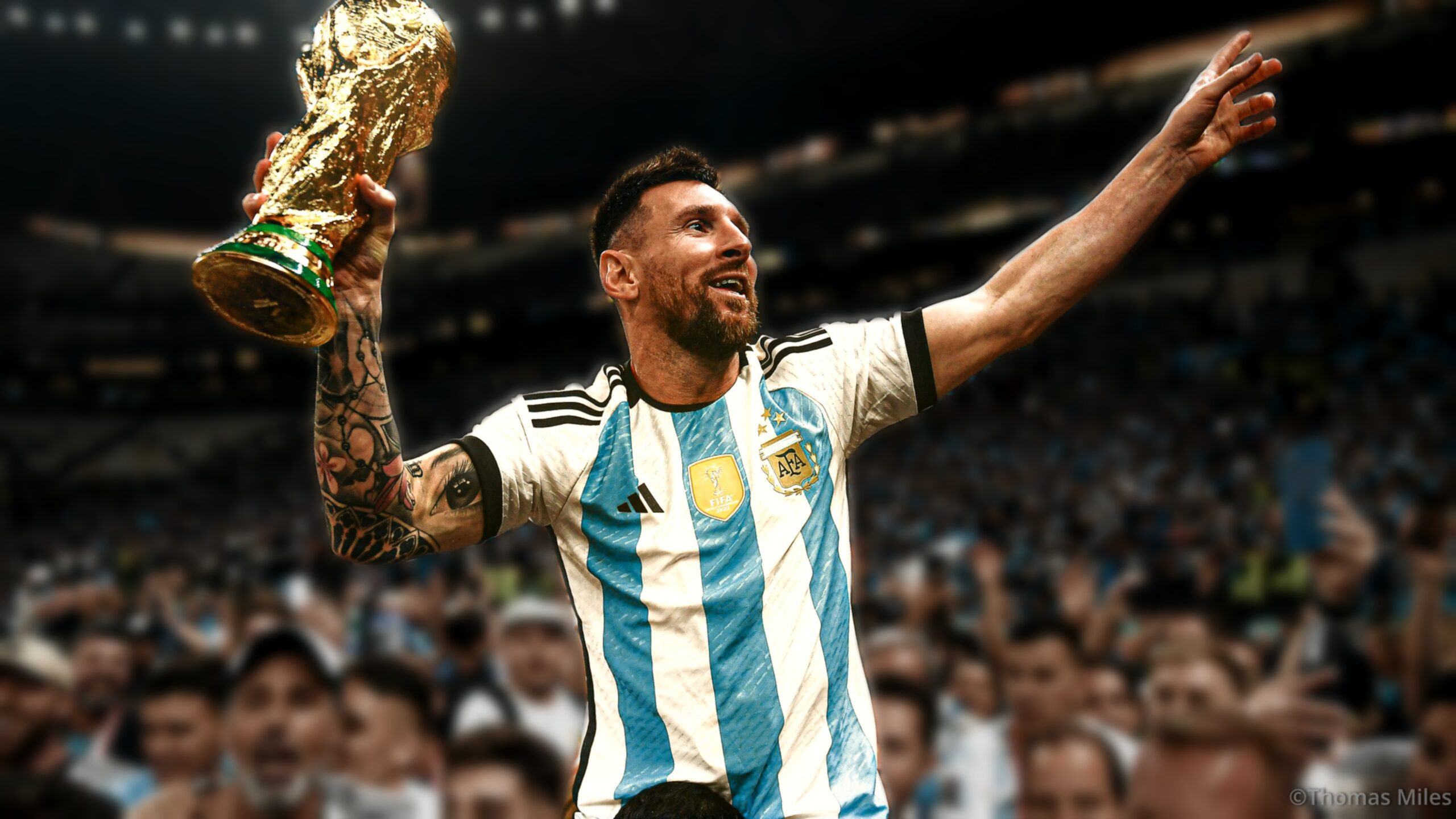Lionel Messi Argentina 1440p Wallpaper
