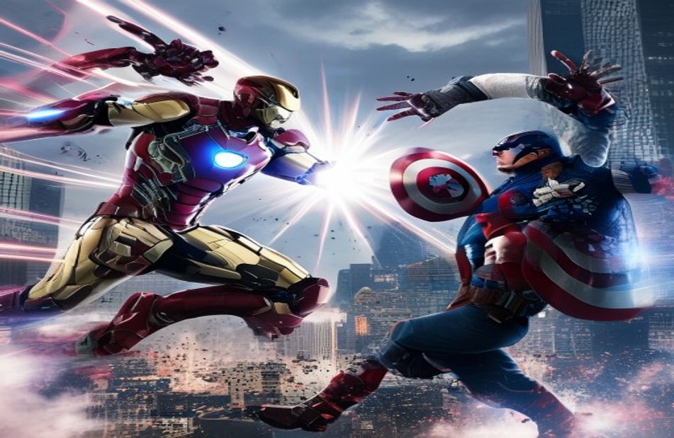 Iron Man Vs Captain America Wallpaper