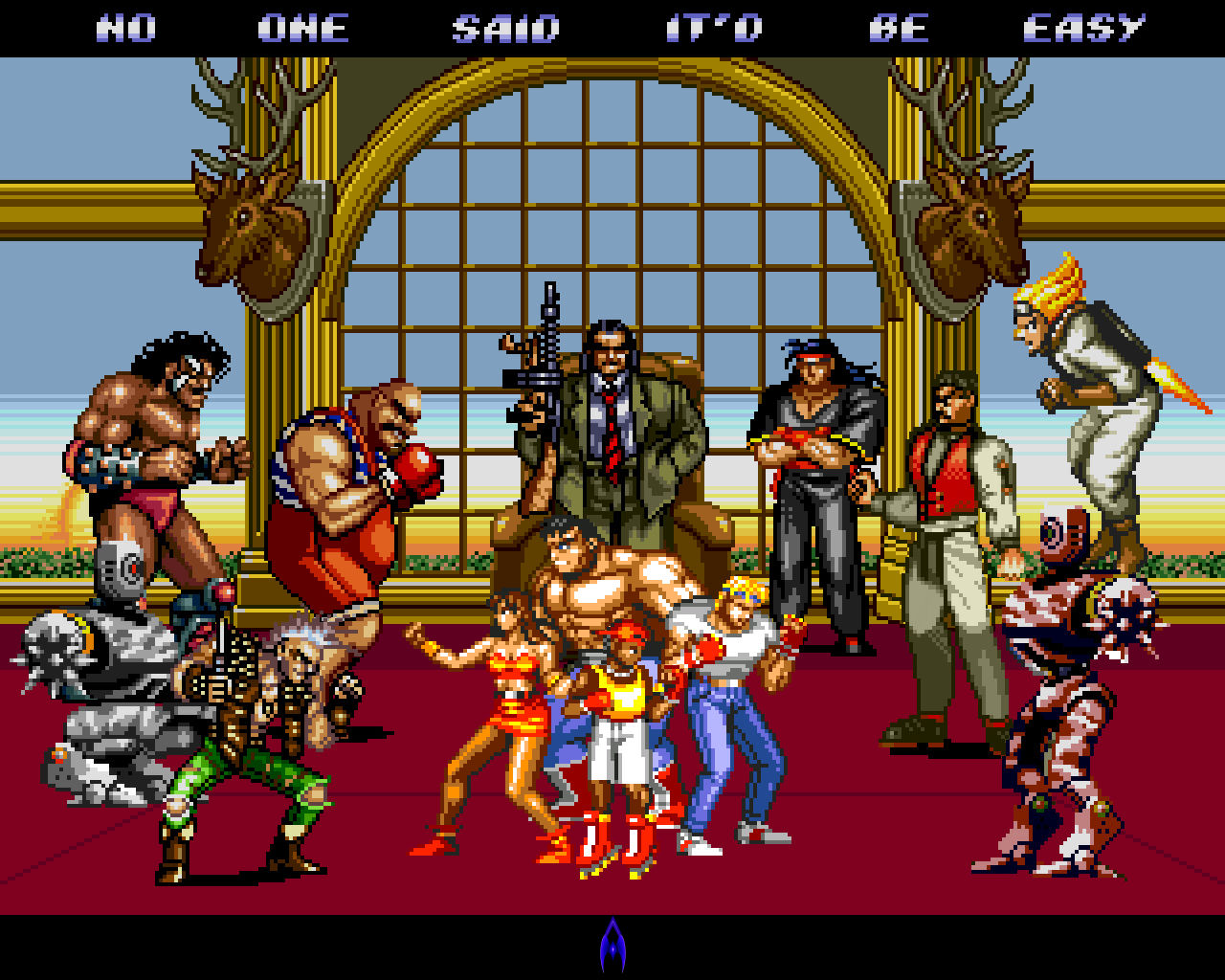 Streets Of Rage Surrounded By Theland10