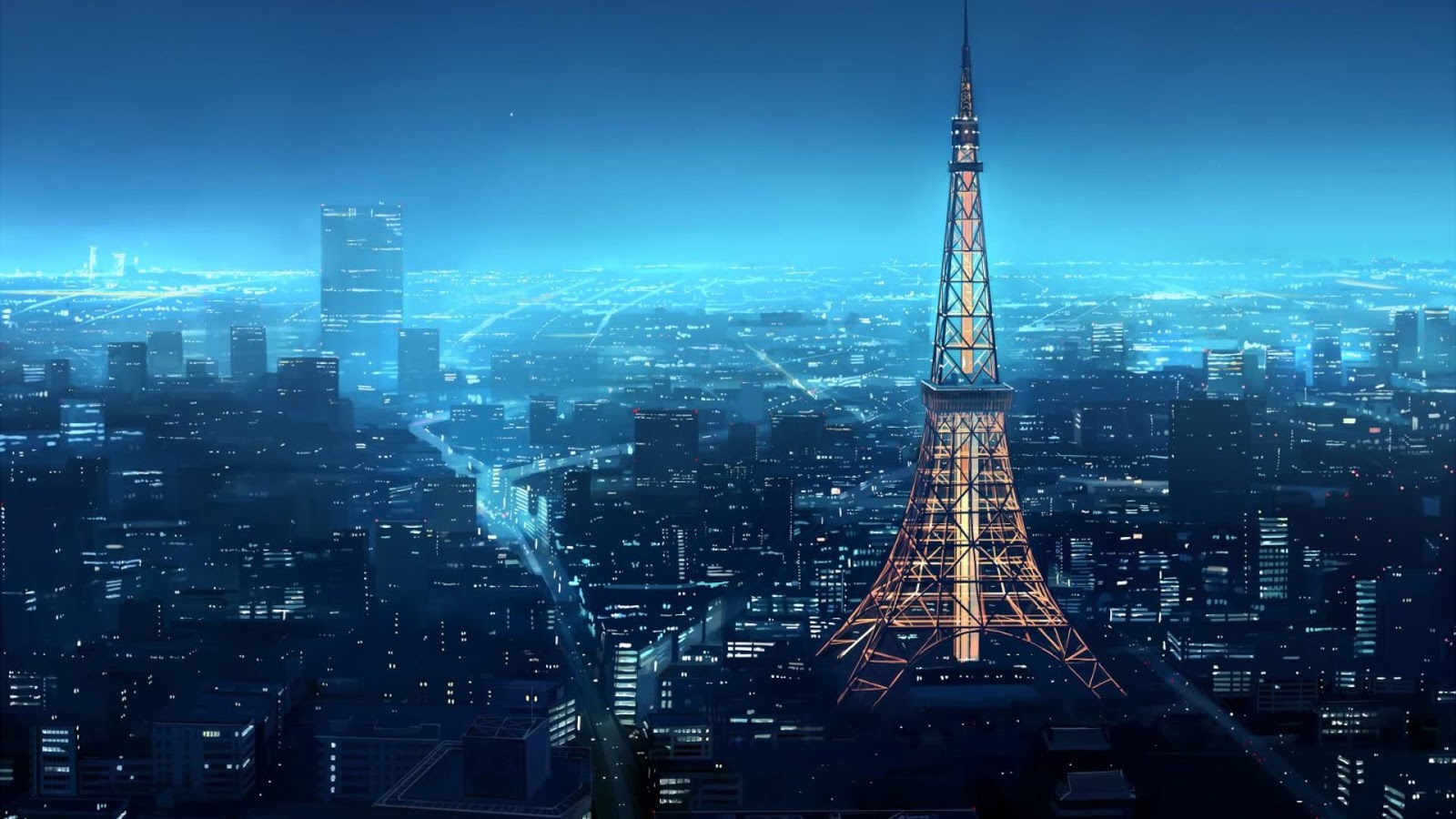Tokyo Tower City Full HD Desktop Wallpapers 1080p
