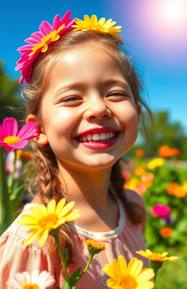 Happy Girl Wallpaper