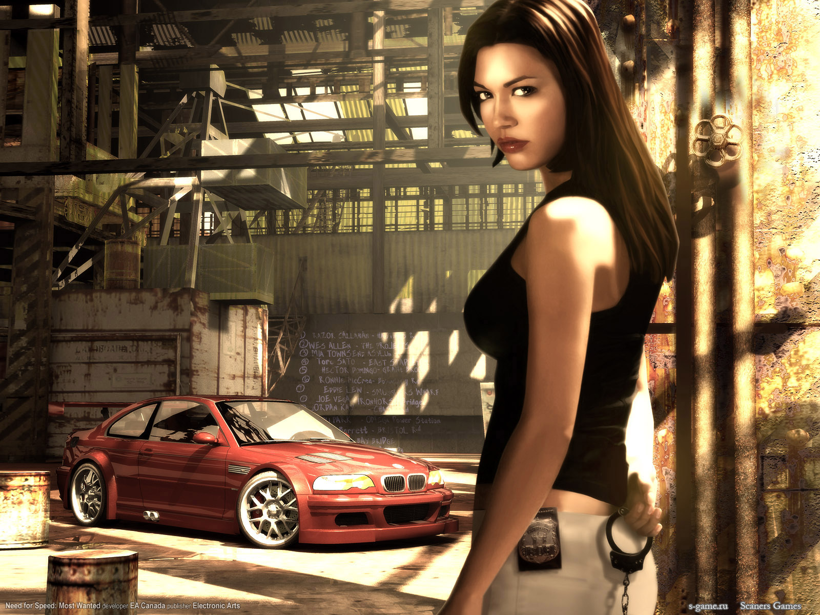 Need For Speed Most Wanted Brute City Game Girl Light