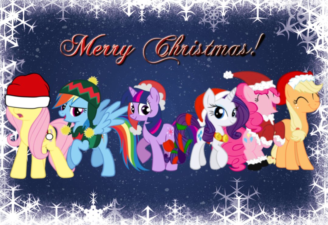 My Little Pony Christmas Wallpaper