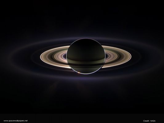 Pla Wallpaper Saturn Solar Eclipse Space