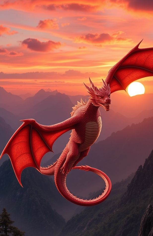 Red Dragon Wallpaper Hd