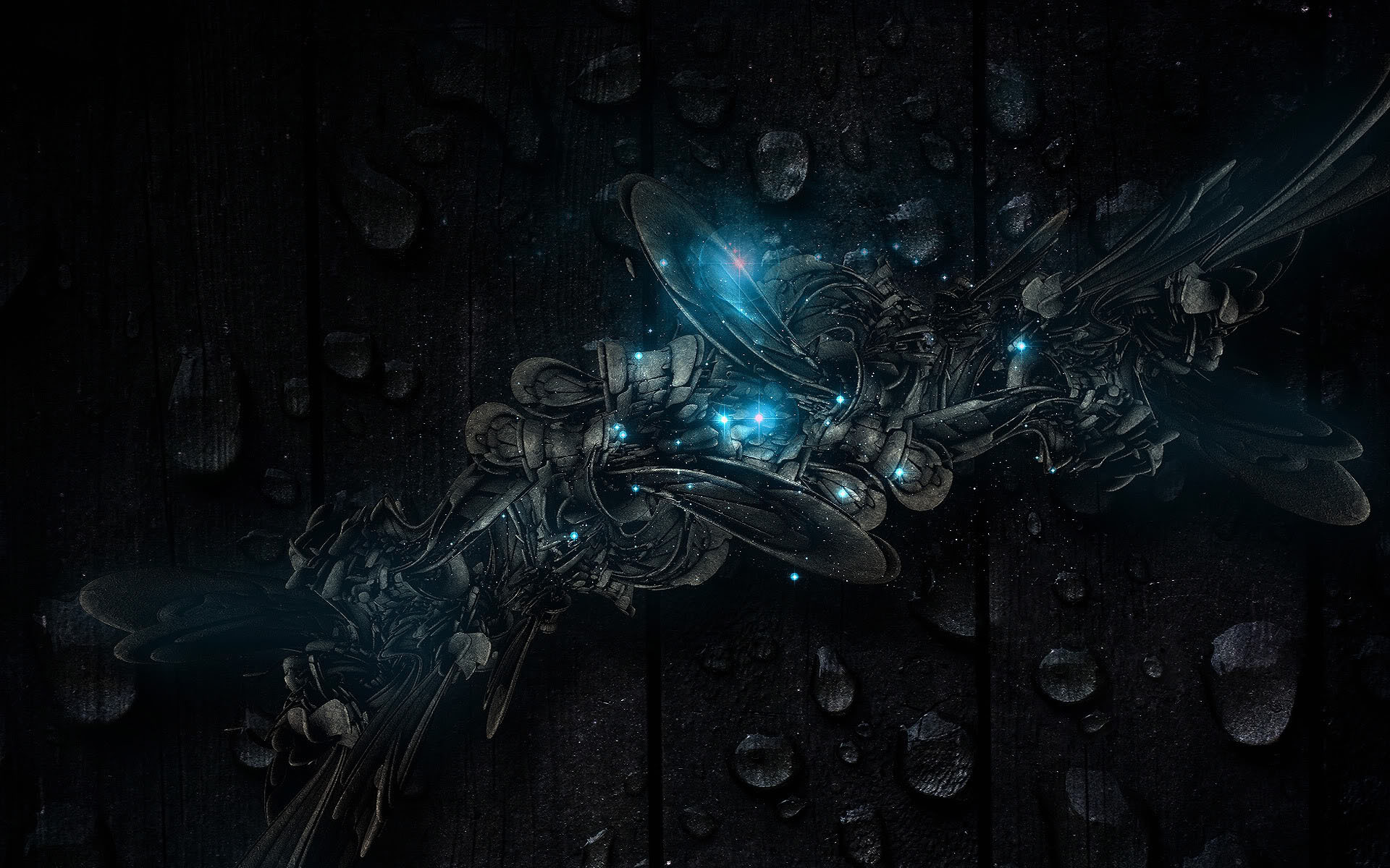 Black Abstract High Definition Wallpaper