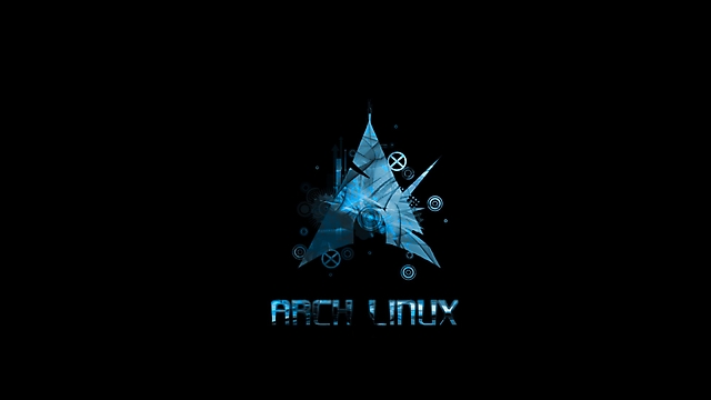 Arch Linux Wallpaper Full HD Nero Azzurro Categoria