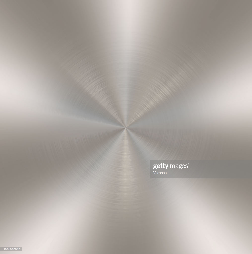 Circular Brushed Aluminum Background High Res Vector Graphic