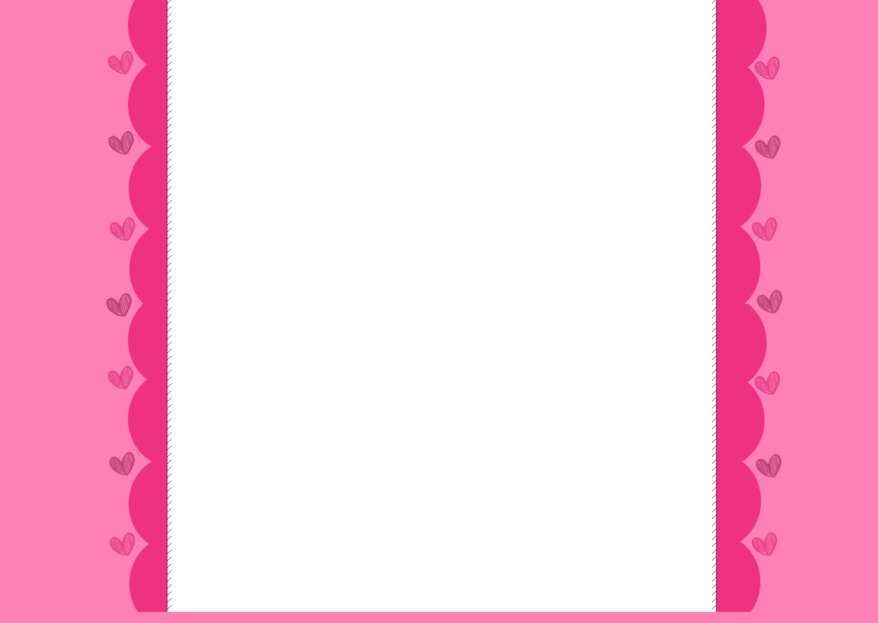 Cute Pink Hearts Background Themes
