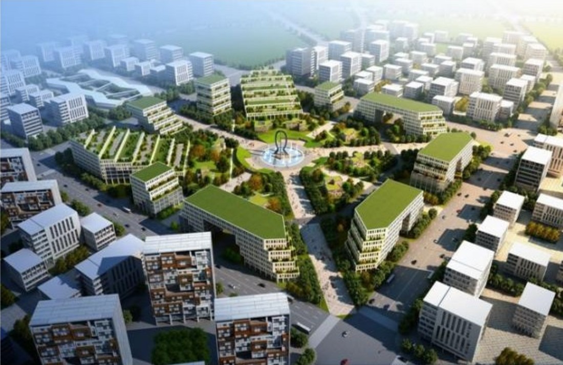 Green City Planning Rendering Architectural Renderings