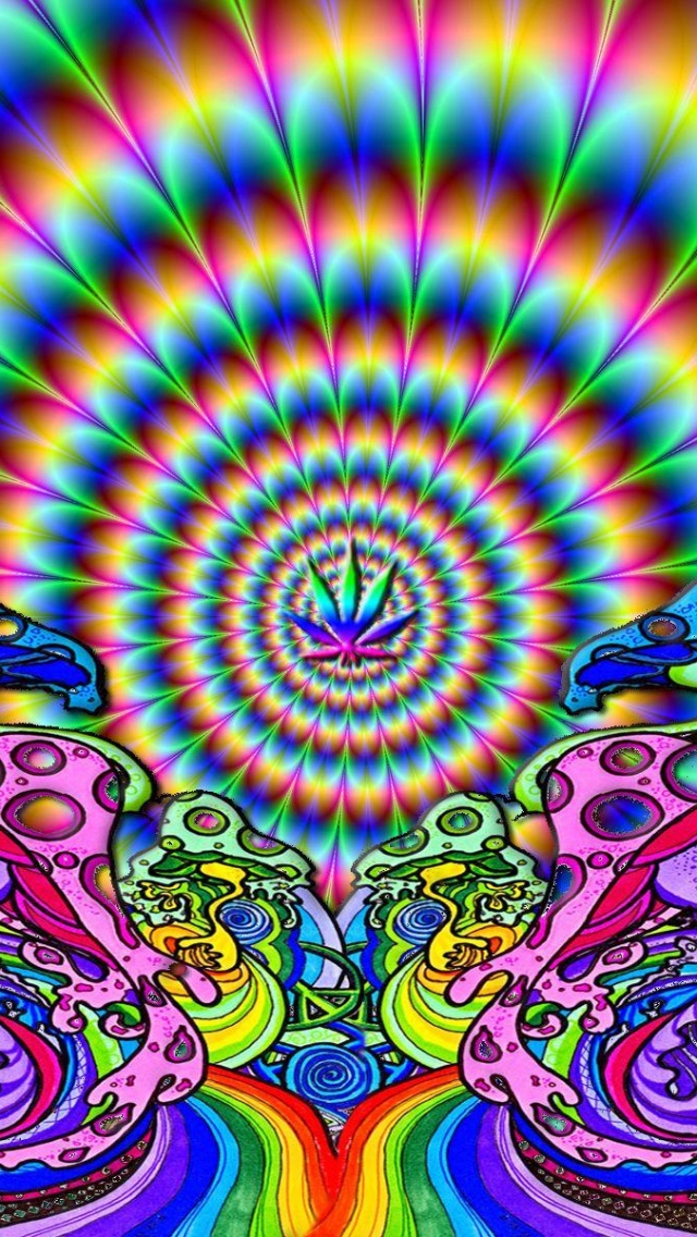 Psychedelic iPhone Wallpaper