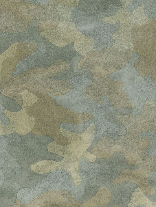 Layered Desert Camouflage Wallpaper Gray Tan Taupe Gold Camo