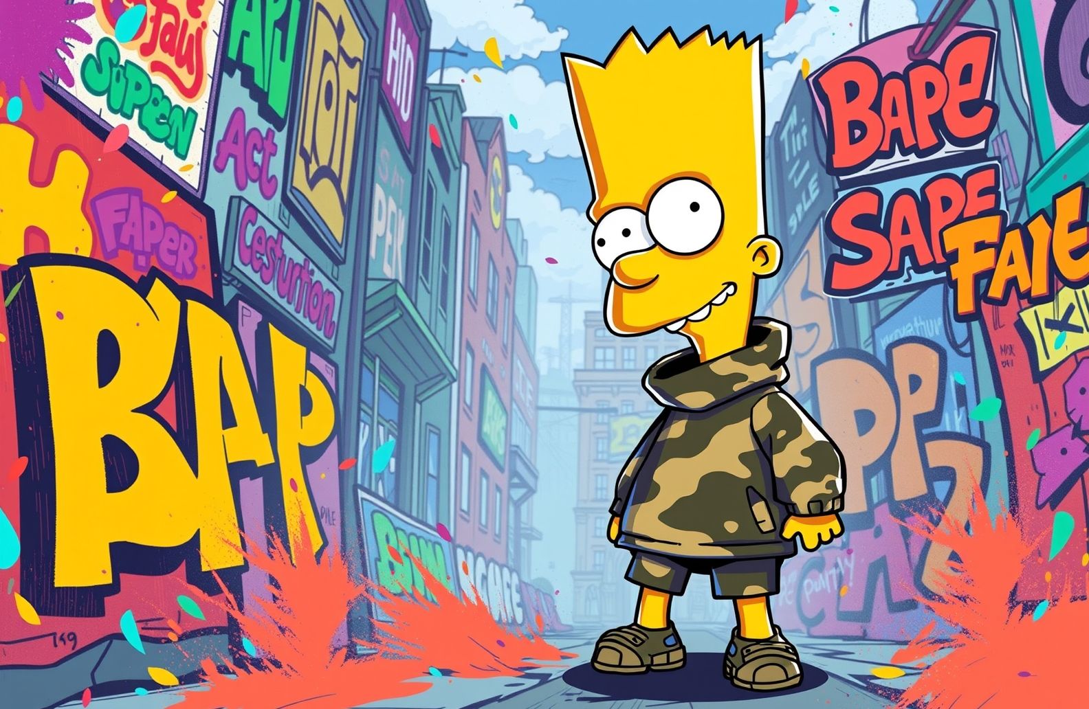 Bape Bart Wallpaper