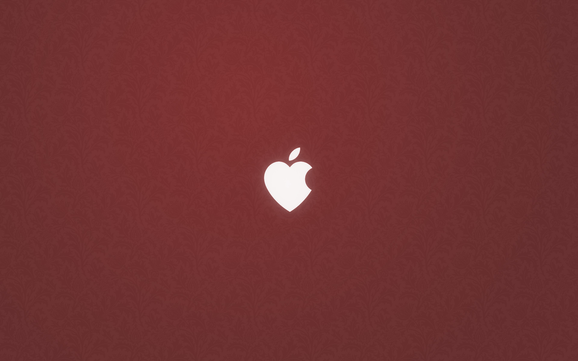 Desktop Red Apple Puter Wallpaper