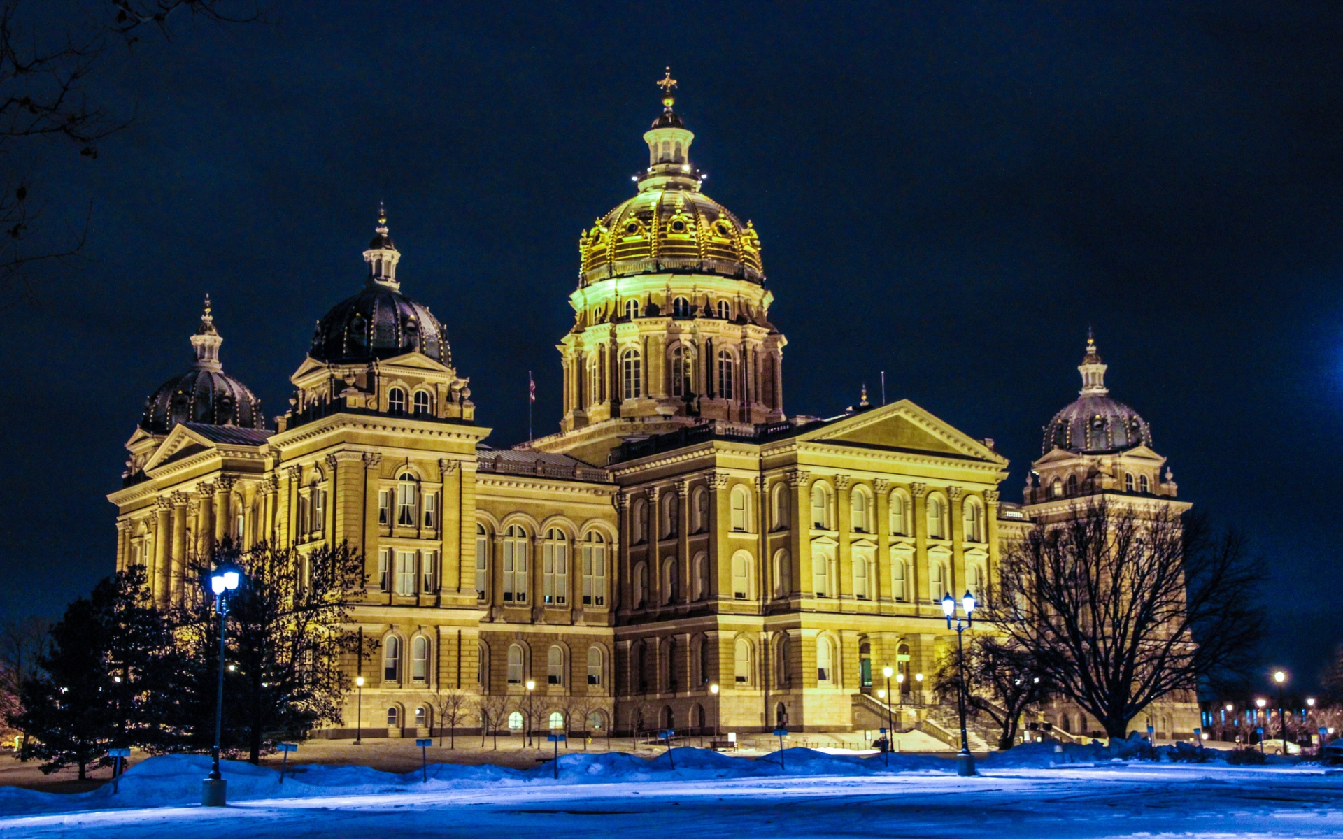 Iowa State Capitol Puter Wallpaper Desktop Background