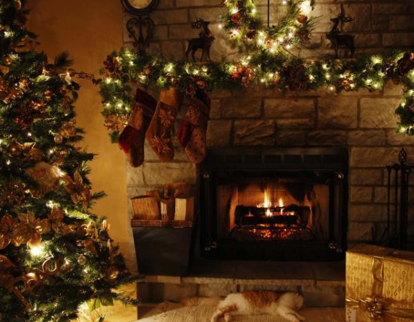 And Photos 3d Christmas Fireplace Wallpaper