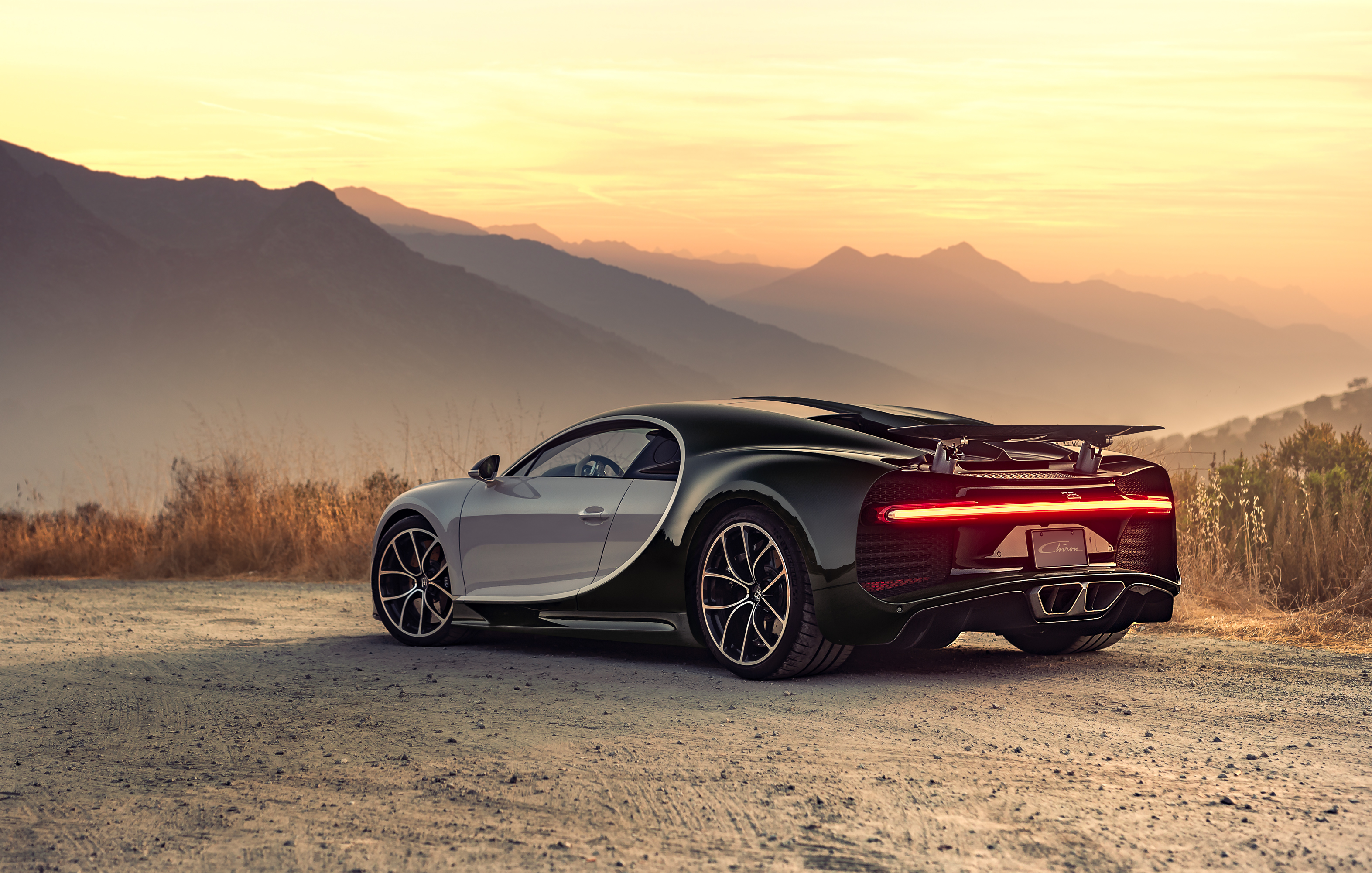 Bugatti Chiron Rear 4k HD Cars Wallpaper Image